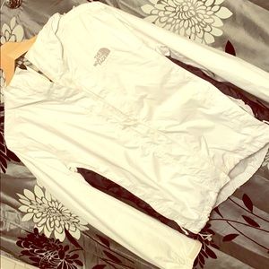 North Face White Windbreaker